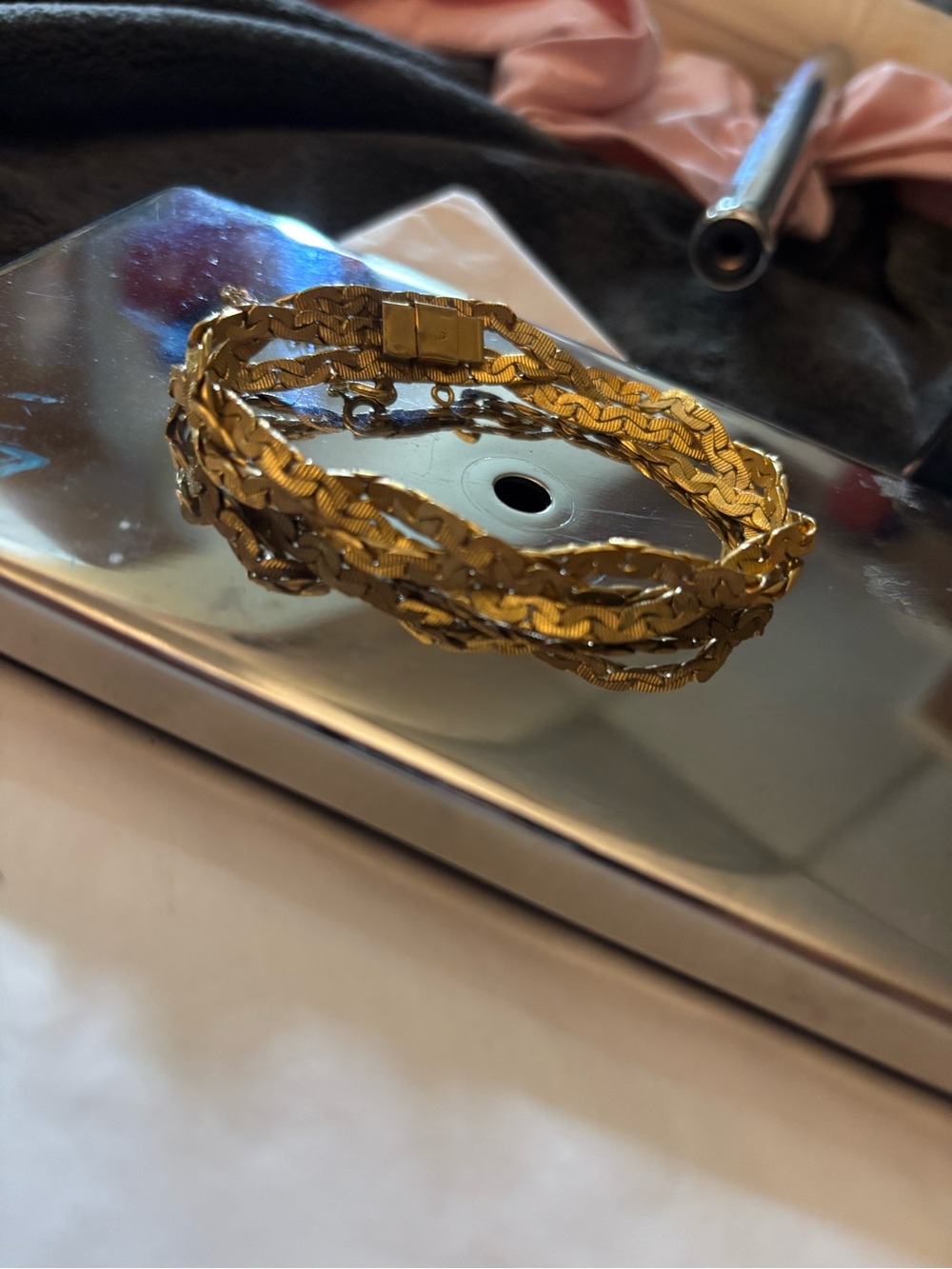 Vintage Carl art  three layer twist bracket